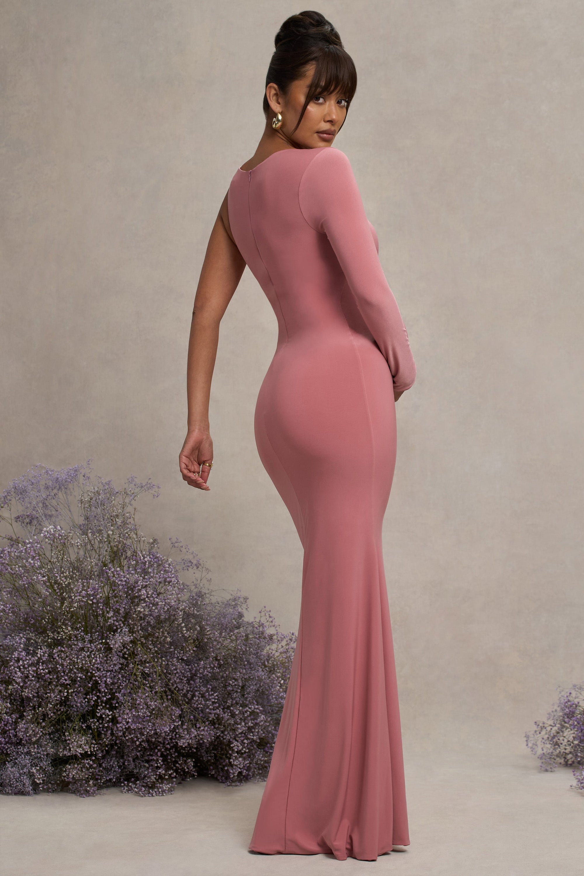 blush maternity bridesmaid dresses Dessy Collection Maternity Bridesmaid Dress M433