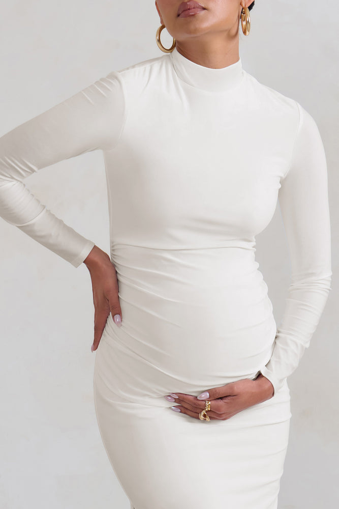 Maternity Turtleneck Dress