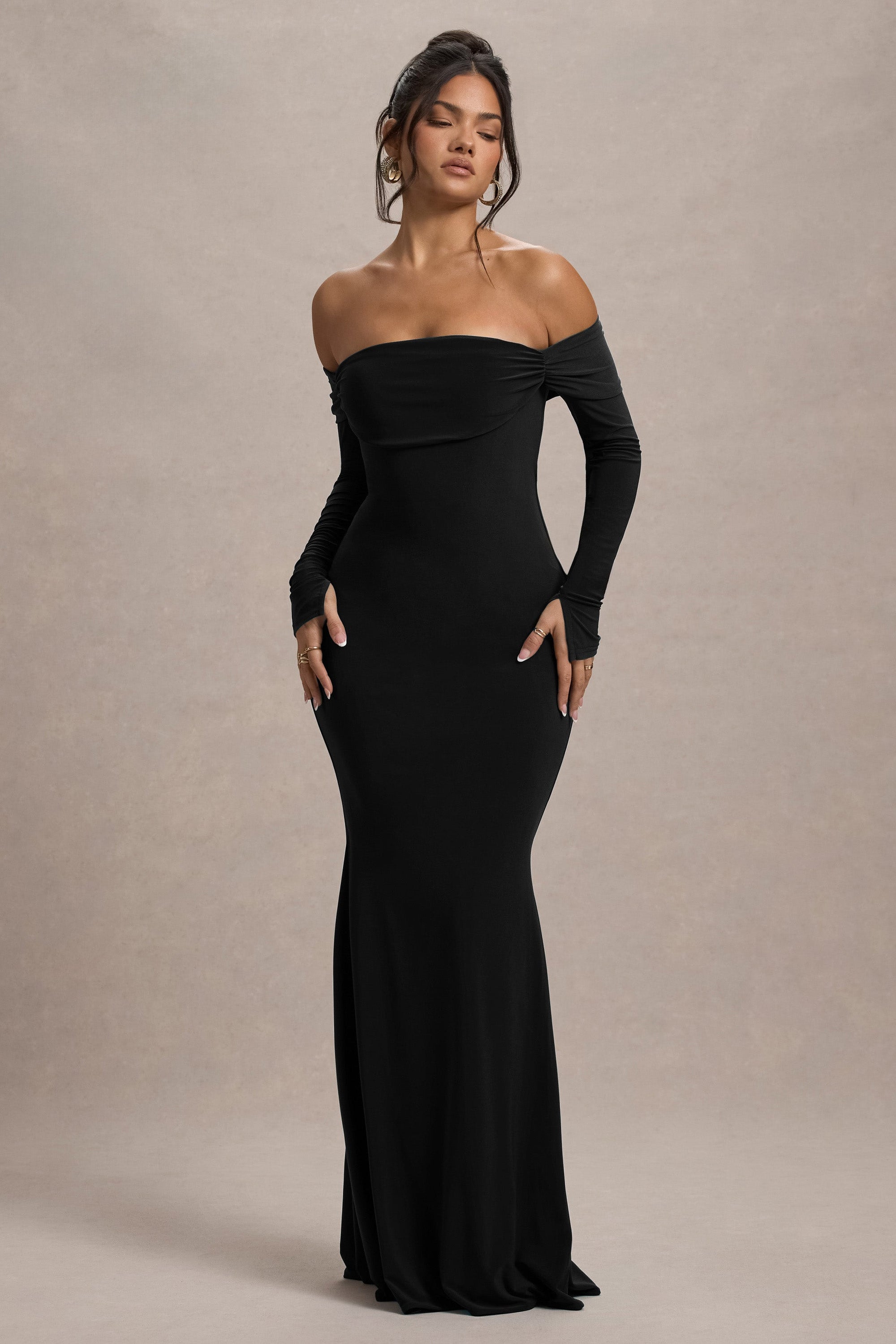 laam black dress AyezaKhan
