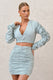 Break Of Day | Sage Ruched Mini Skirt - Club L London - USA