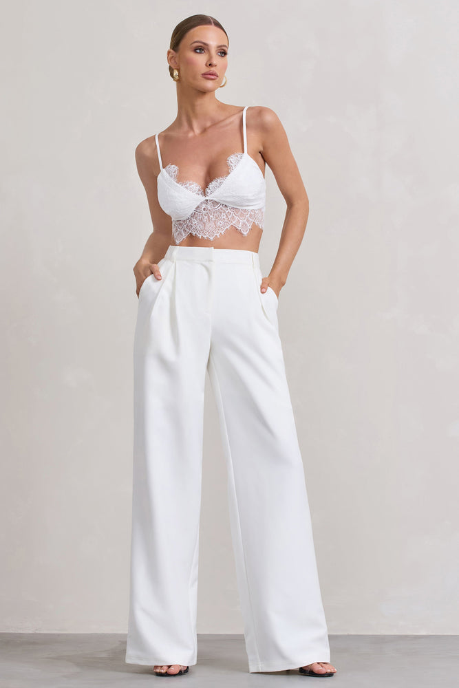 Curvy Lace Bralette, White – Northwest Clothing Co.