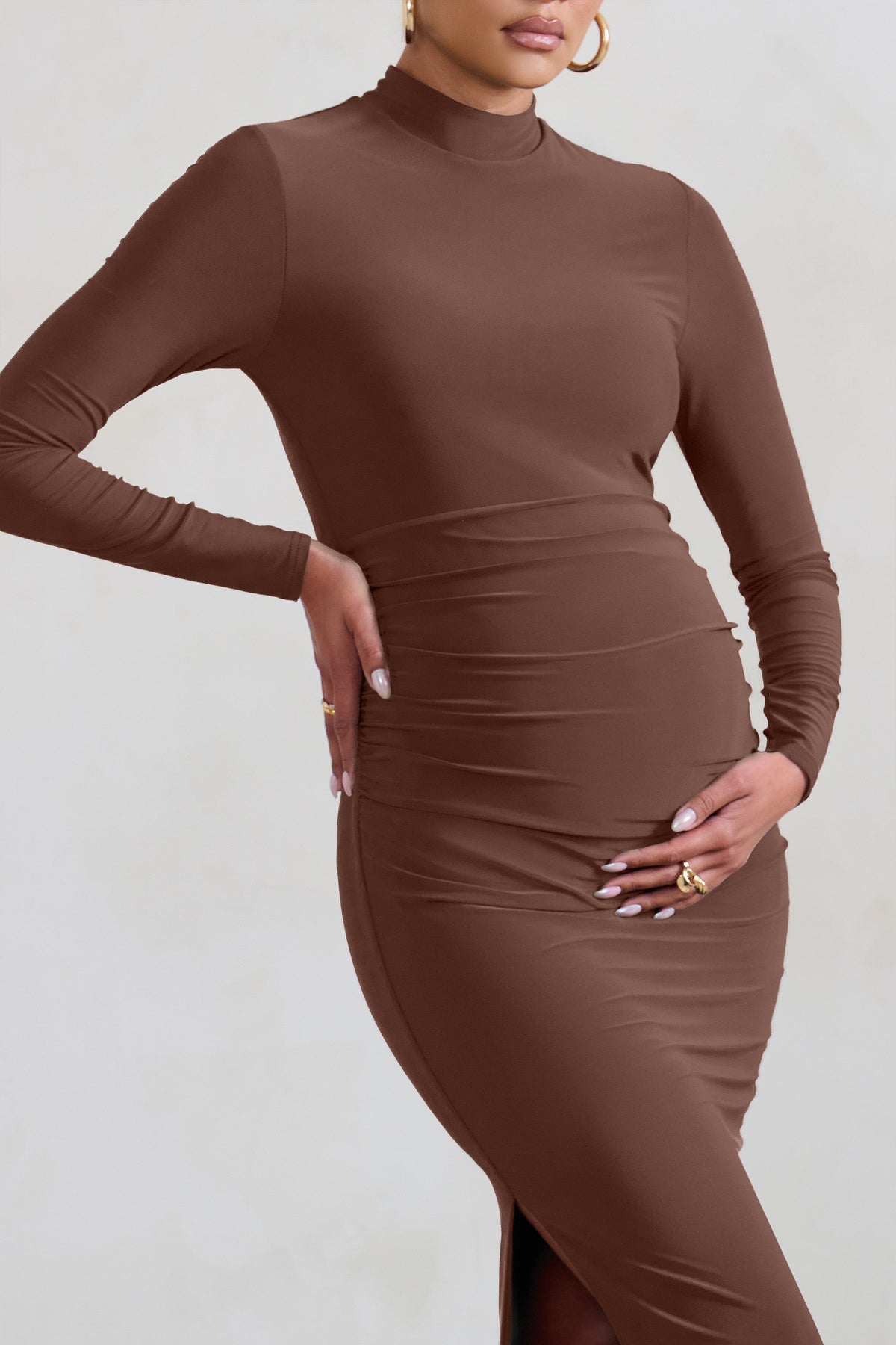 Size X-large Brown Maternity