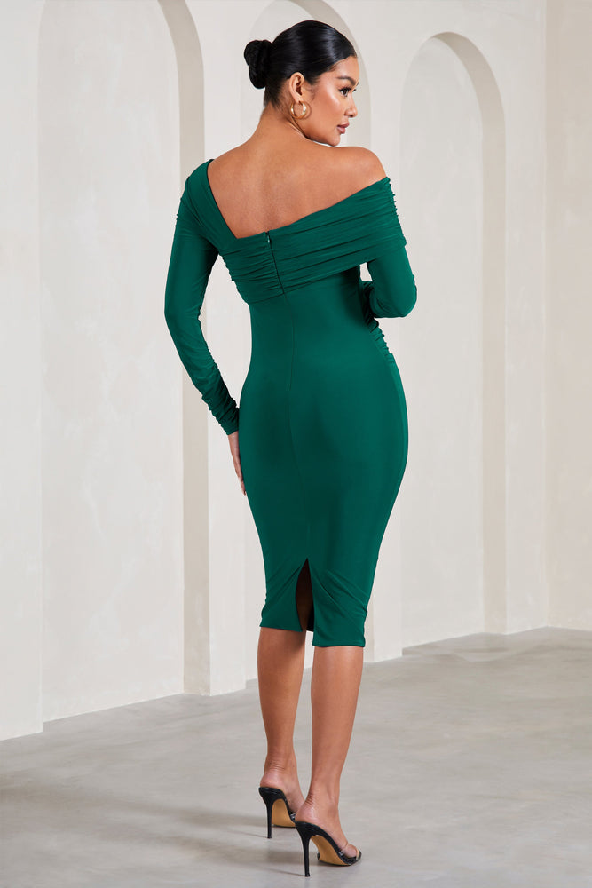Bottle Green Dress | ShopStyle
