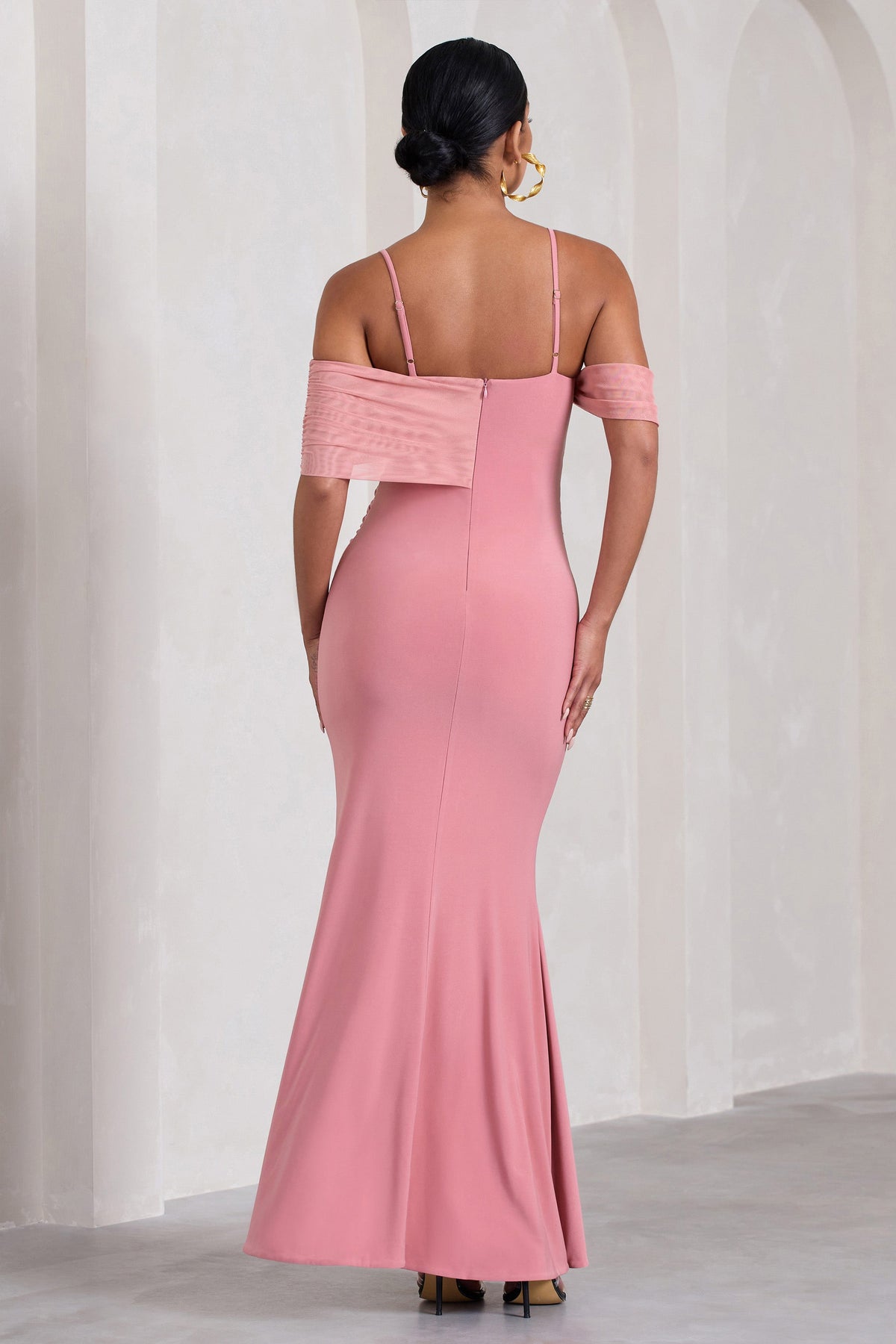 Oh Baby Hot Pink Maternity One Shoulder Bodycon Maxi Dress – Club L London  - USA