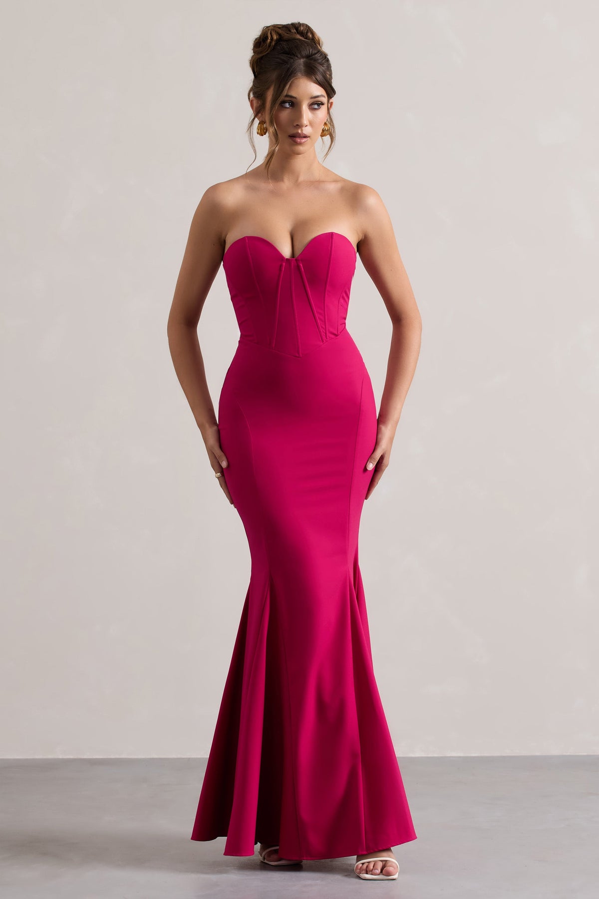 WB_CL129984073-IdyllicHotPinkStraplessCorsetStyleFishtailMaxiDress1