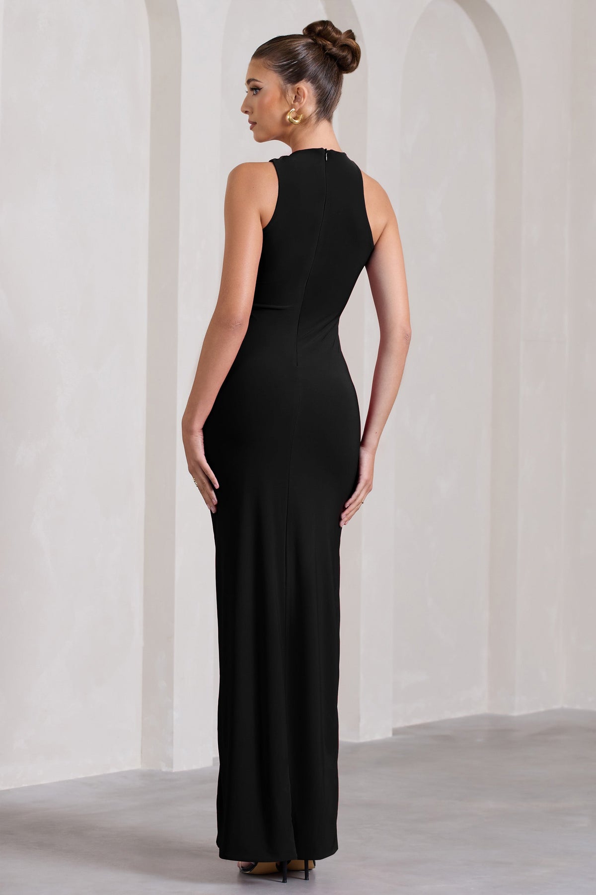 Black Strap Folds Mini Sleeveless Dress | Mini black dress, Mini dress,  Sleeveless mini dress