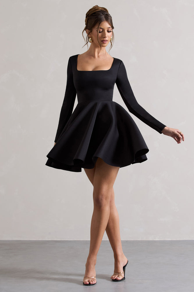 ANDMARY】Ava line knit mini dress