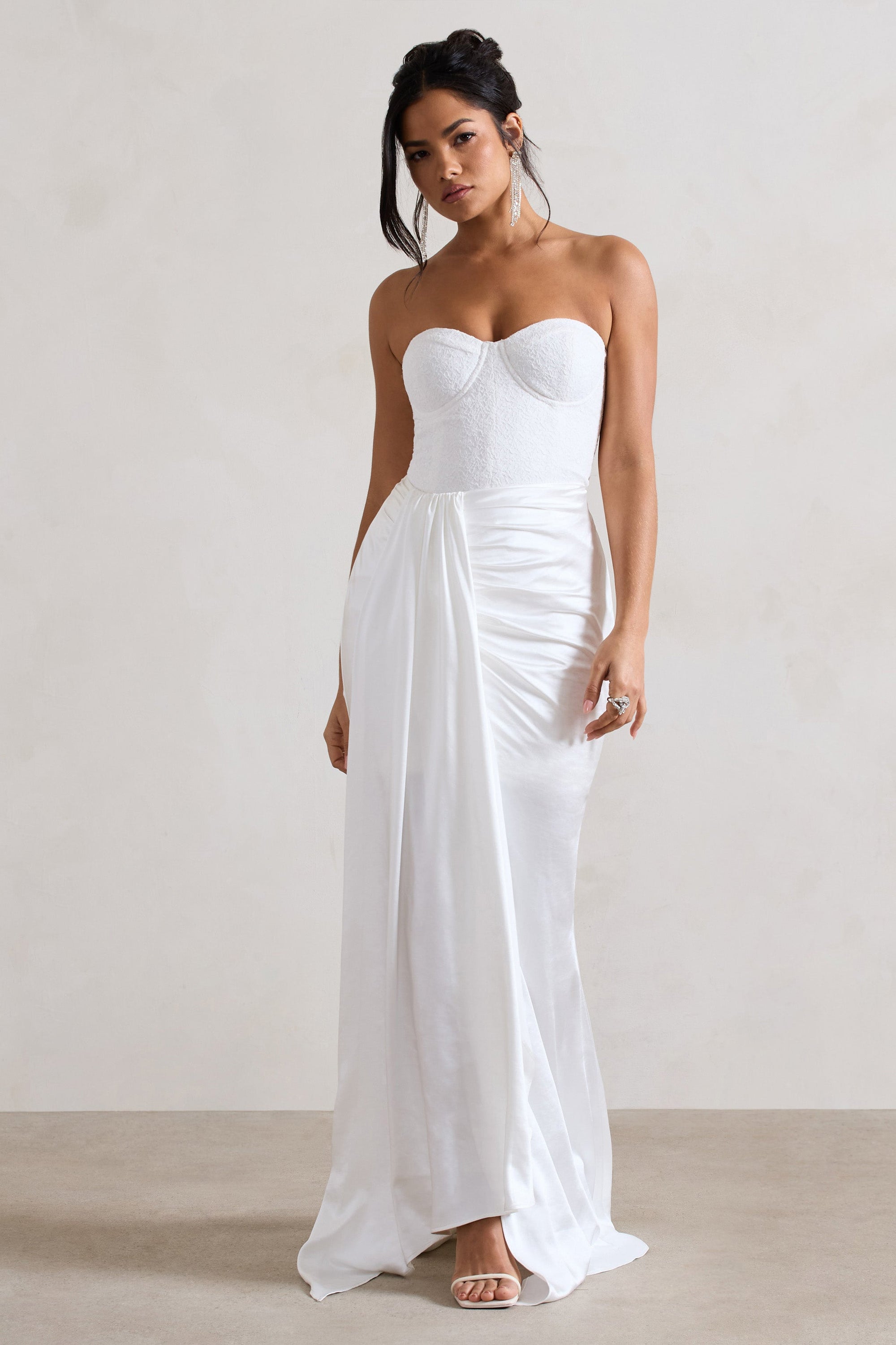 white long dress corset White Cottagecore Dress | Corset Maxi Dress