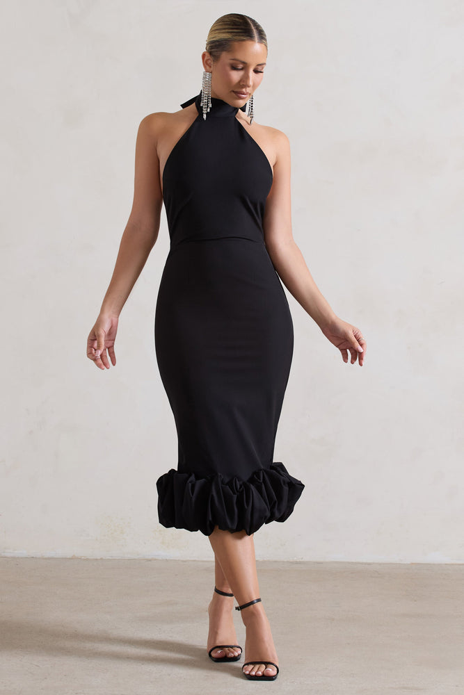 herlipto Modern Classic Ruffled Dress