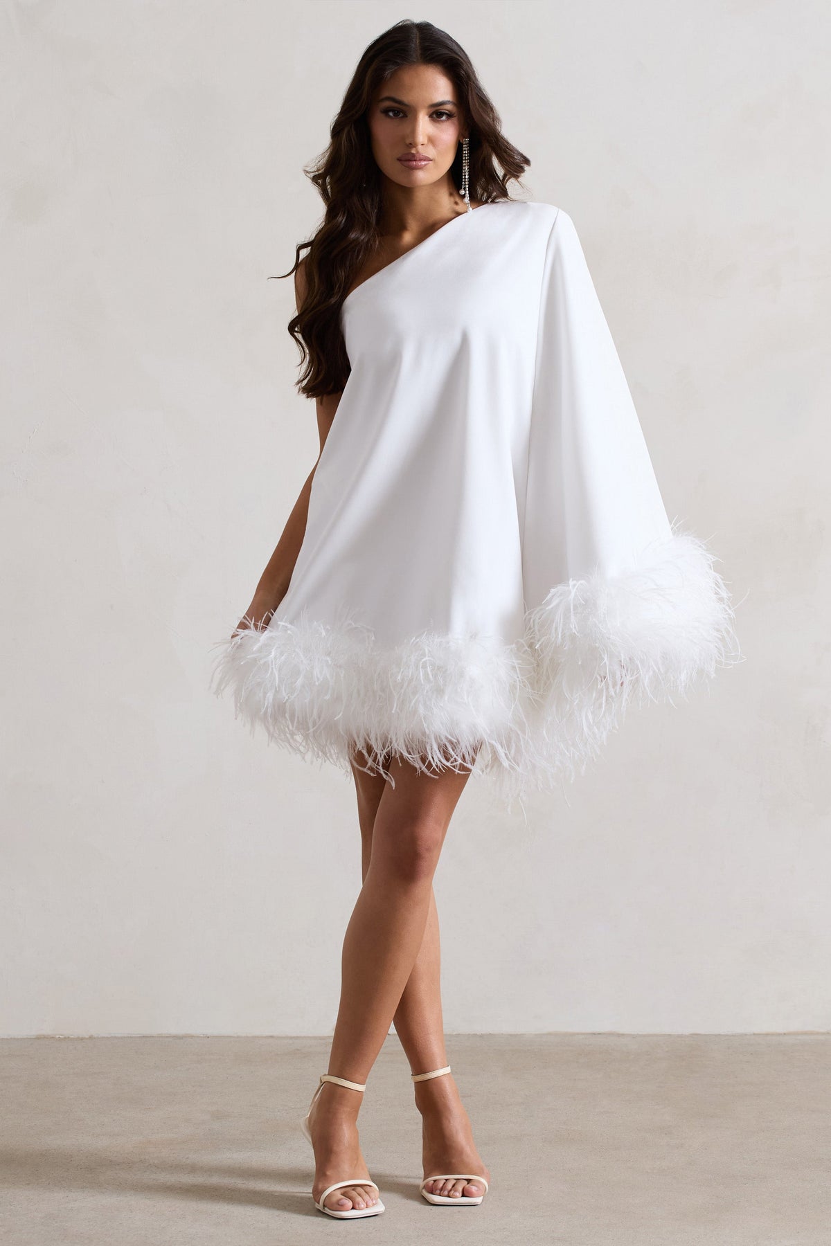 WB_CL132348005-EpiphanyWhiteAsymmetricCapeSleeveMiniDressWithFeathers0