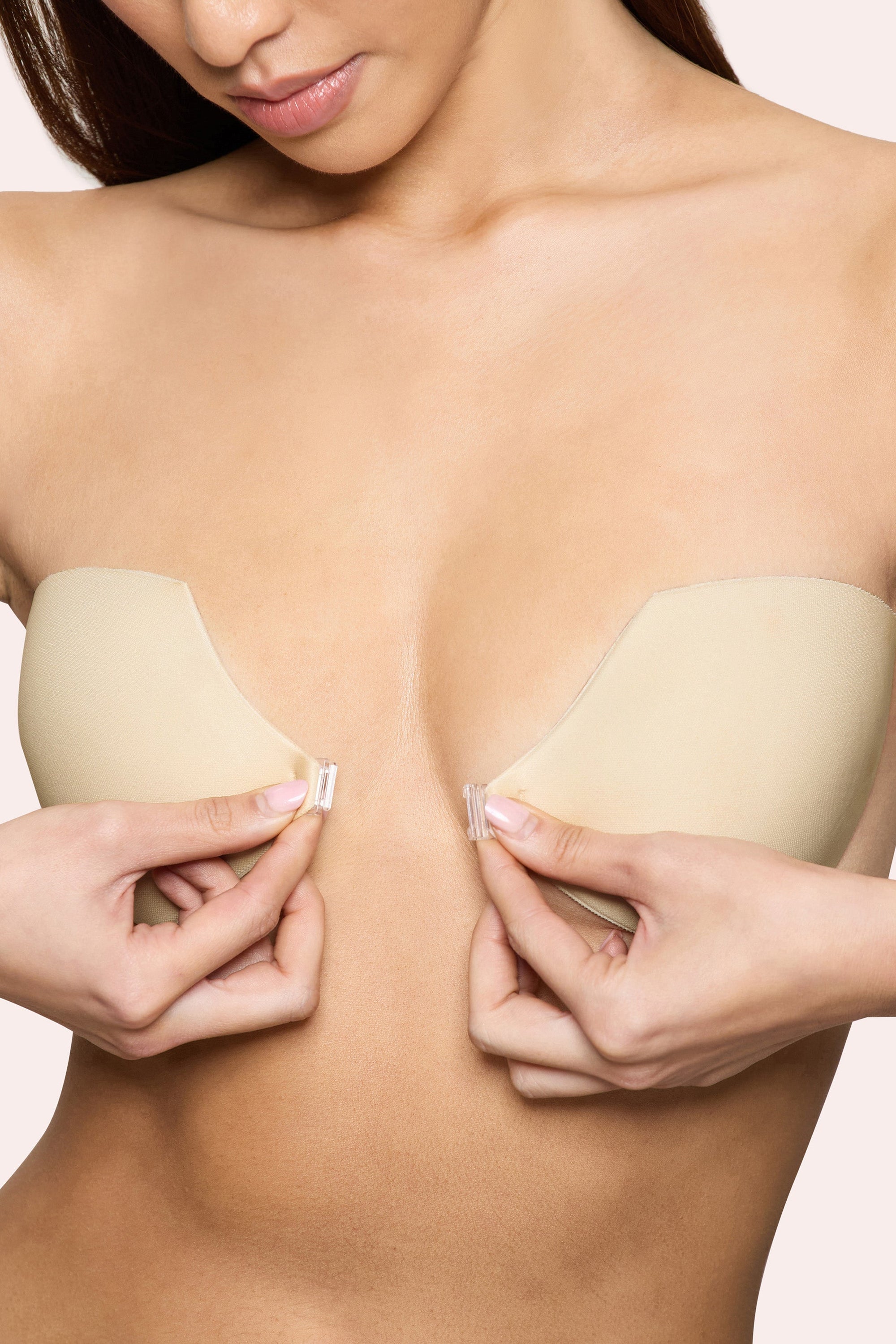Demi Sticky Bra | Boomba Sand Demi Sticky Bra - Club L London - USA
