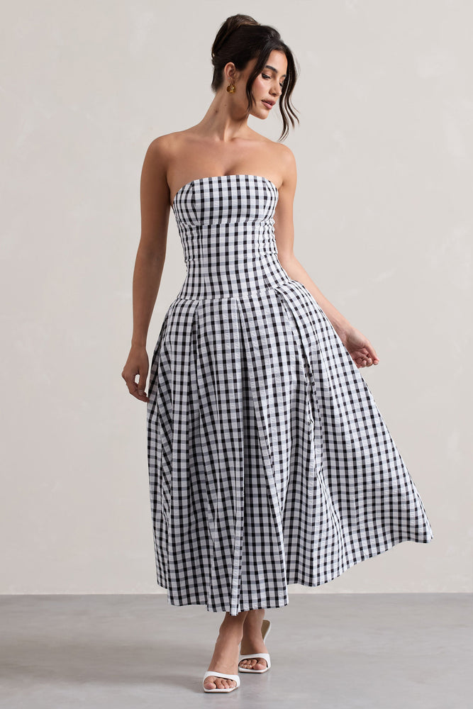 ✴︎新品正規✴︎andmary Cecily check long dress andmary cecily check long dress レディース