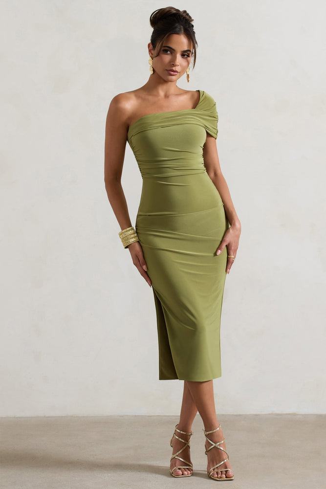apolinaワンピース5-7y Hedi Shirtdress - Olive Apolina – Tagged 