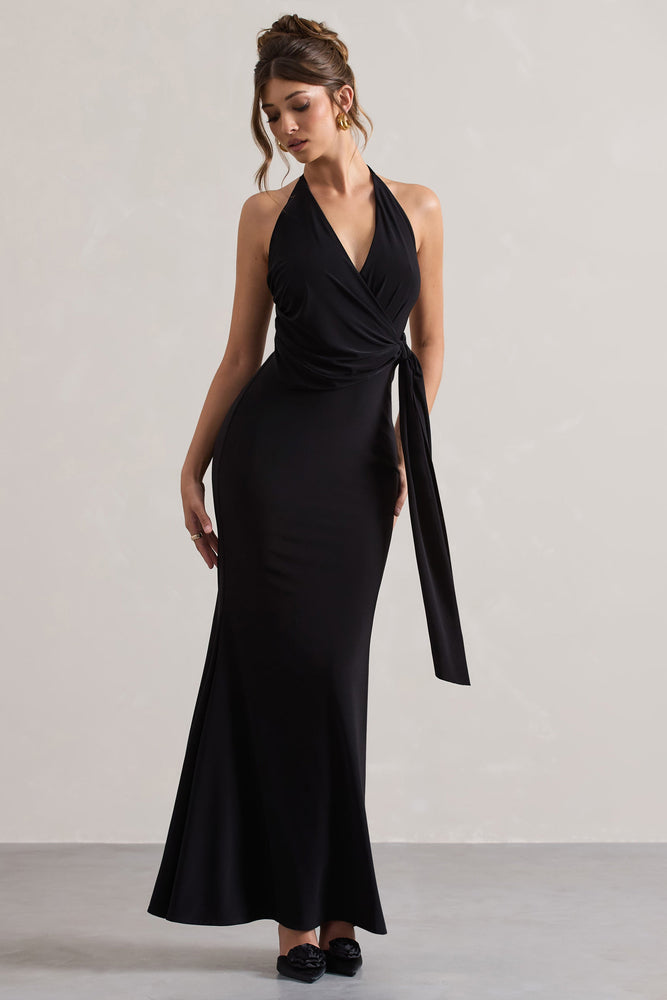 スーツ・フォーマル・ドレス ANDRESD drape dress BLACK TereseSydonna_Aug2023-