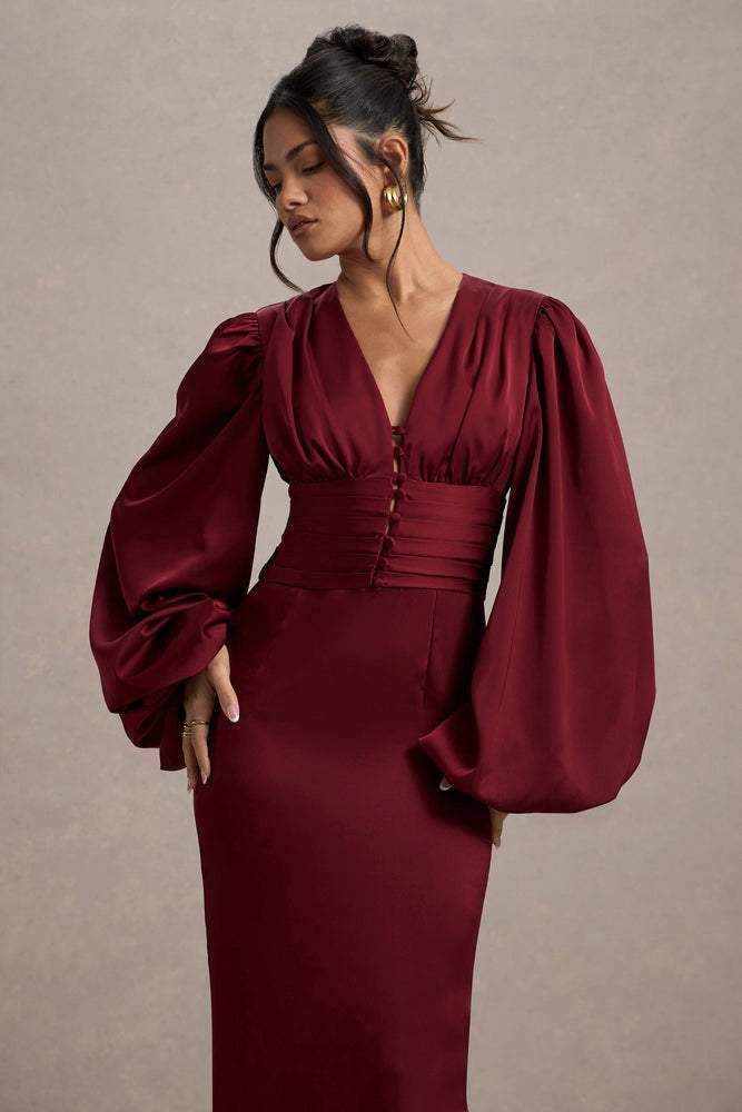 新品laubeblanc Balloon Sleeve Volume Dress Balloon Sleeve Volume Dress – L'AUBE BLANC