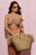 Navagio | Beige Straw Tote Bag - Club L London - USA