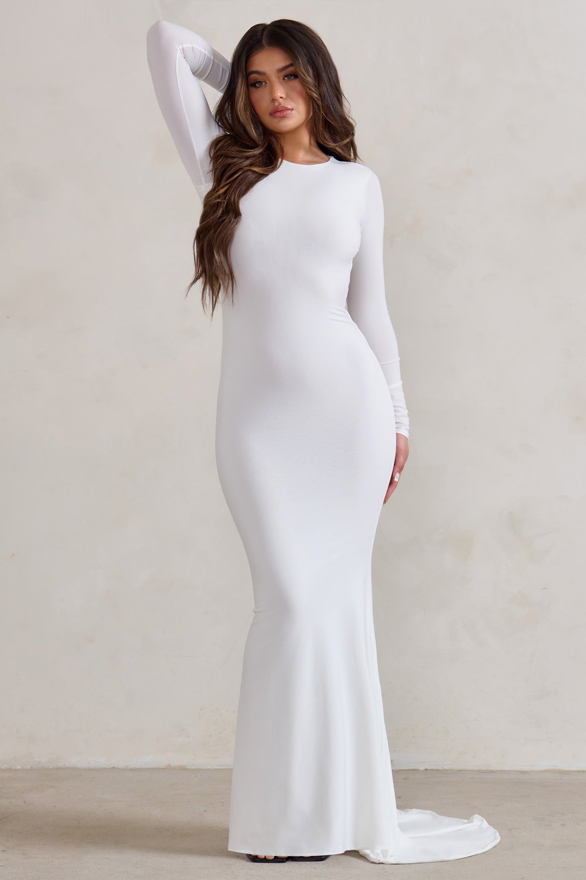 White Tiered Maxi Dress | Birdy Grey