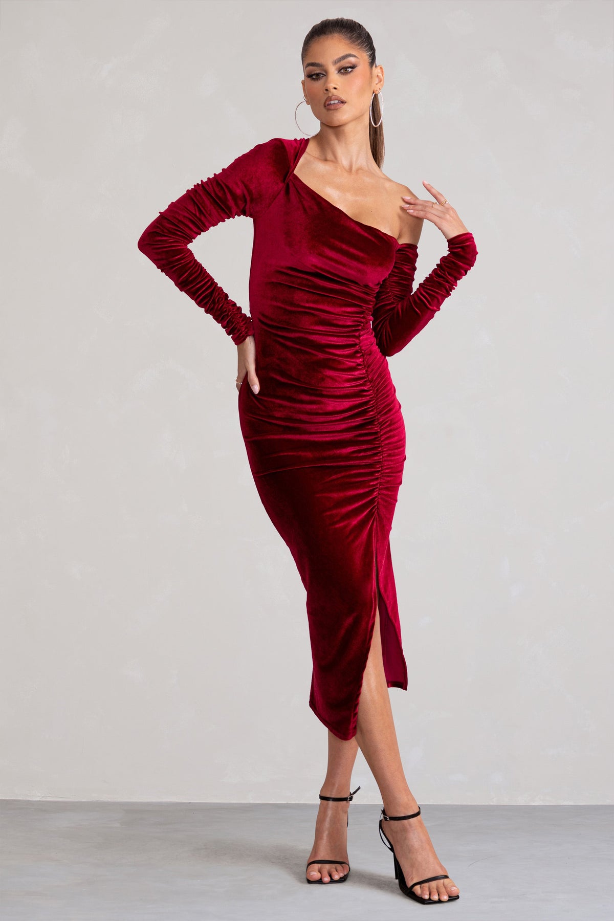 Buy Berry Red Tailored Velvet Blazer from Next Ireland