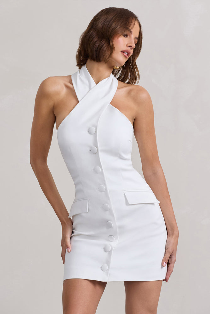 Buy HANGING HALTER NECK HOLLOW BODYCON DRESS for Women Online in India