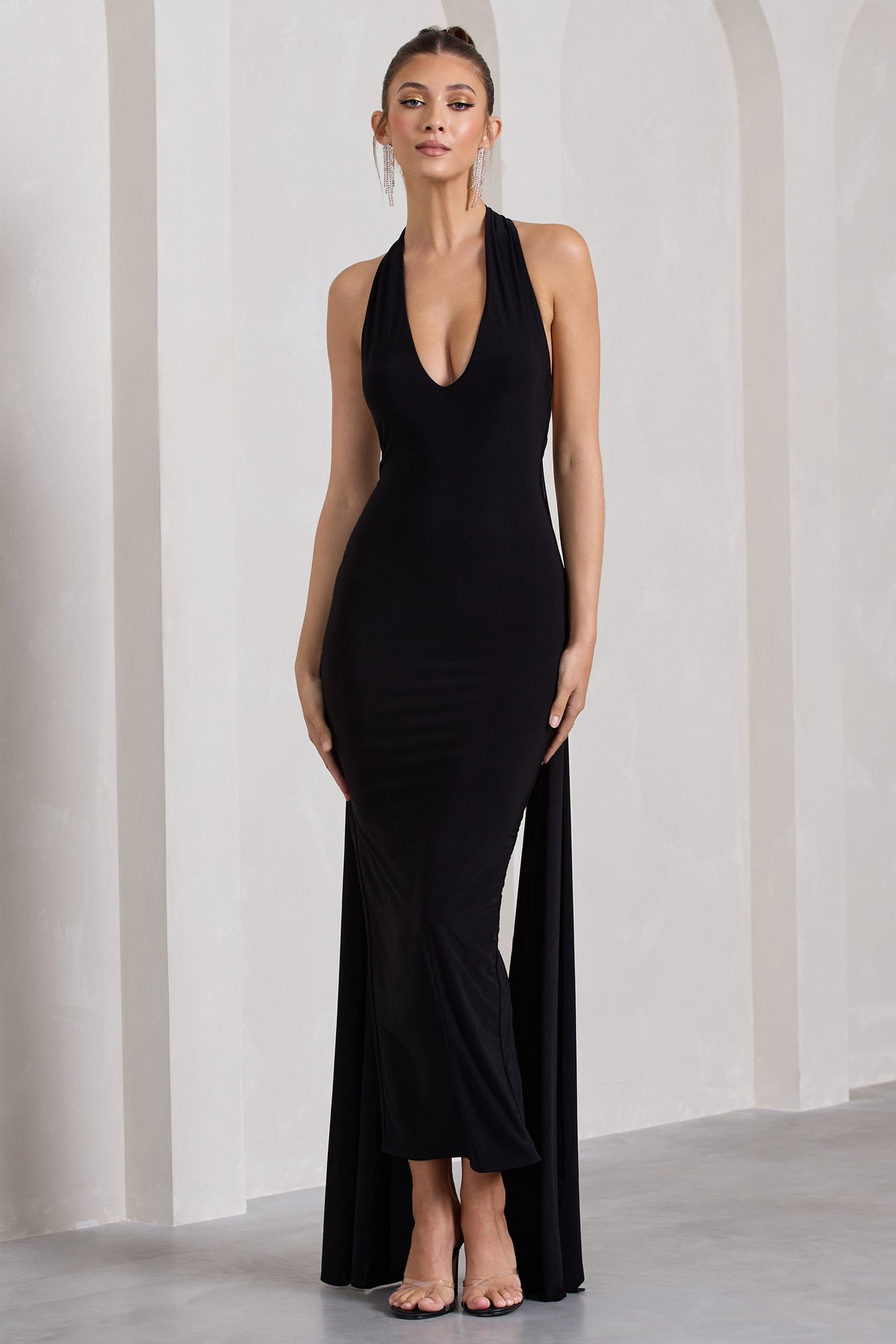 Black Sleeveless Maxi Dress - Chic Maxi Dress - Slit Maxi Dress
