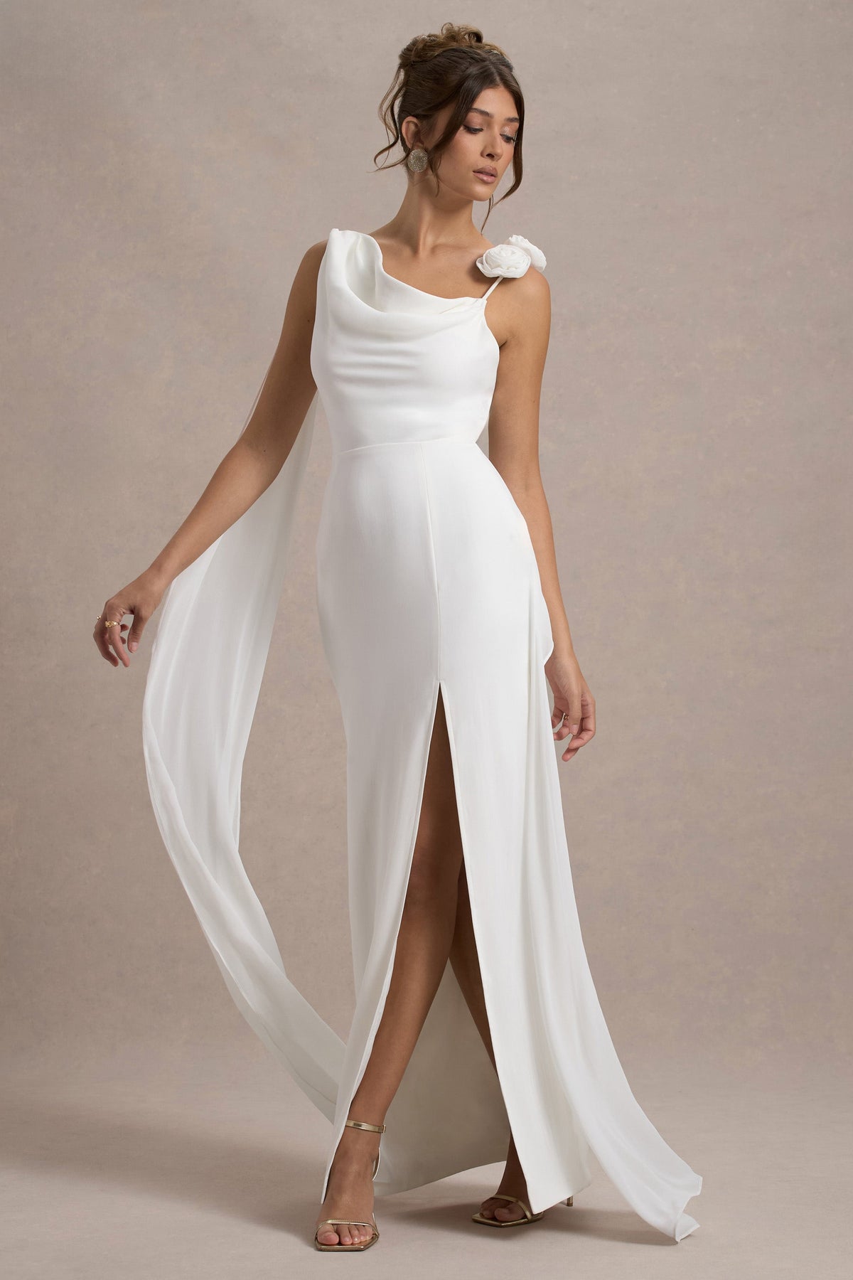 chiffon maxi dress