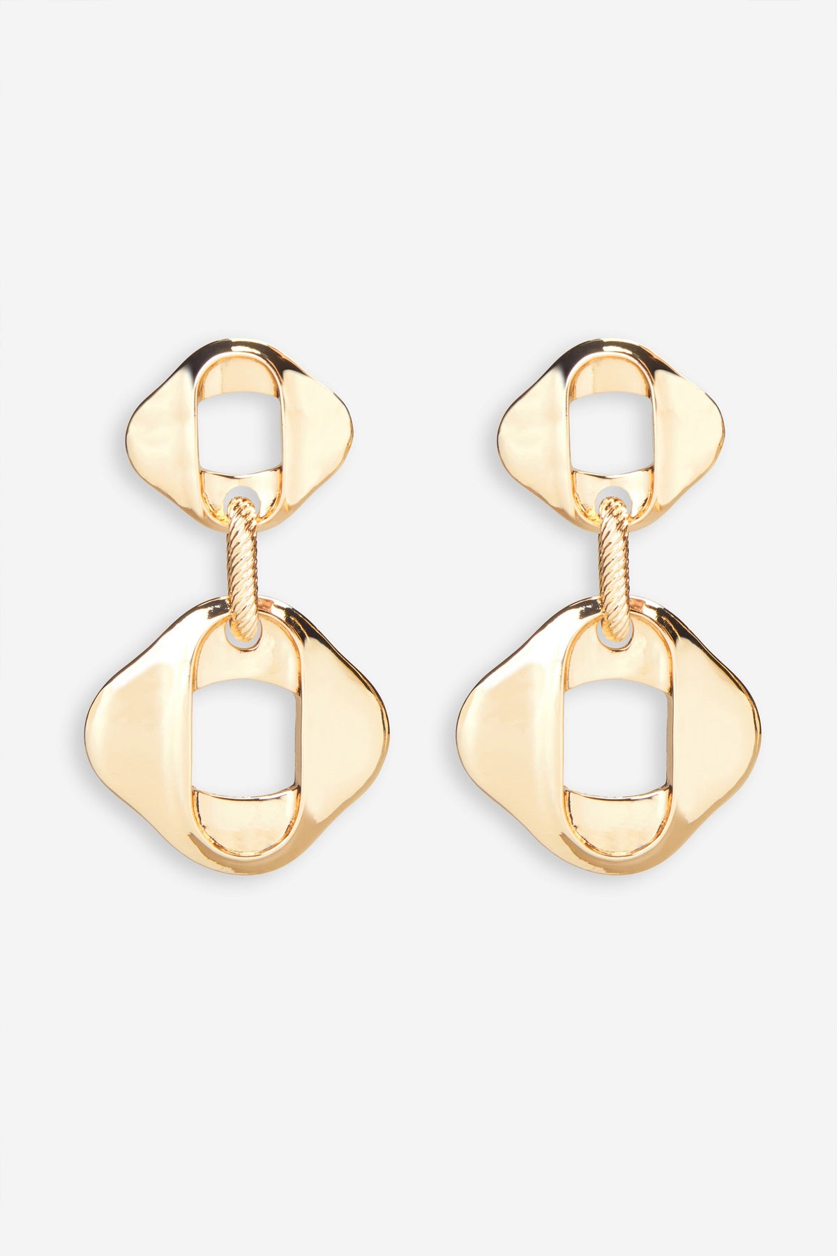 Orla | Gold Chain Drop Earrings