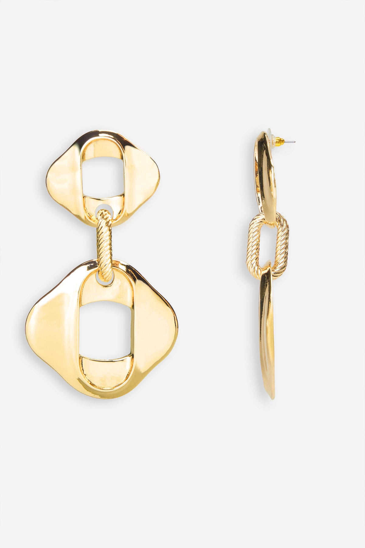 Orla | Gold Chain Drop Earrings