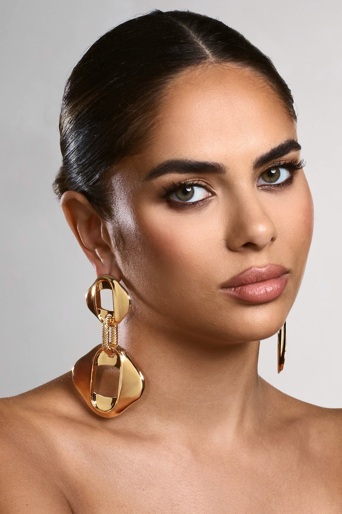 Orla | Gold Chain Drop Earrings