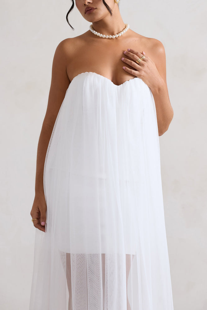 【NOTREemor 】tulle mini dress/ ivory NOTREemor 】tulle mini dress/ ivory NOTREemor 】tulle mini