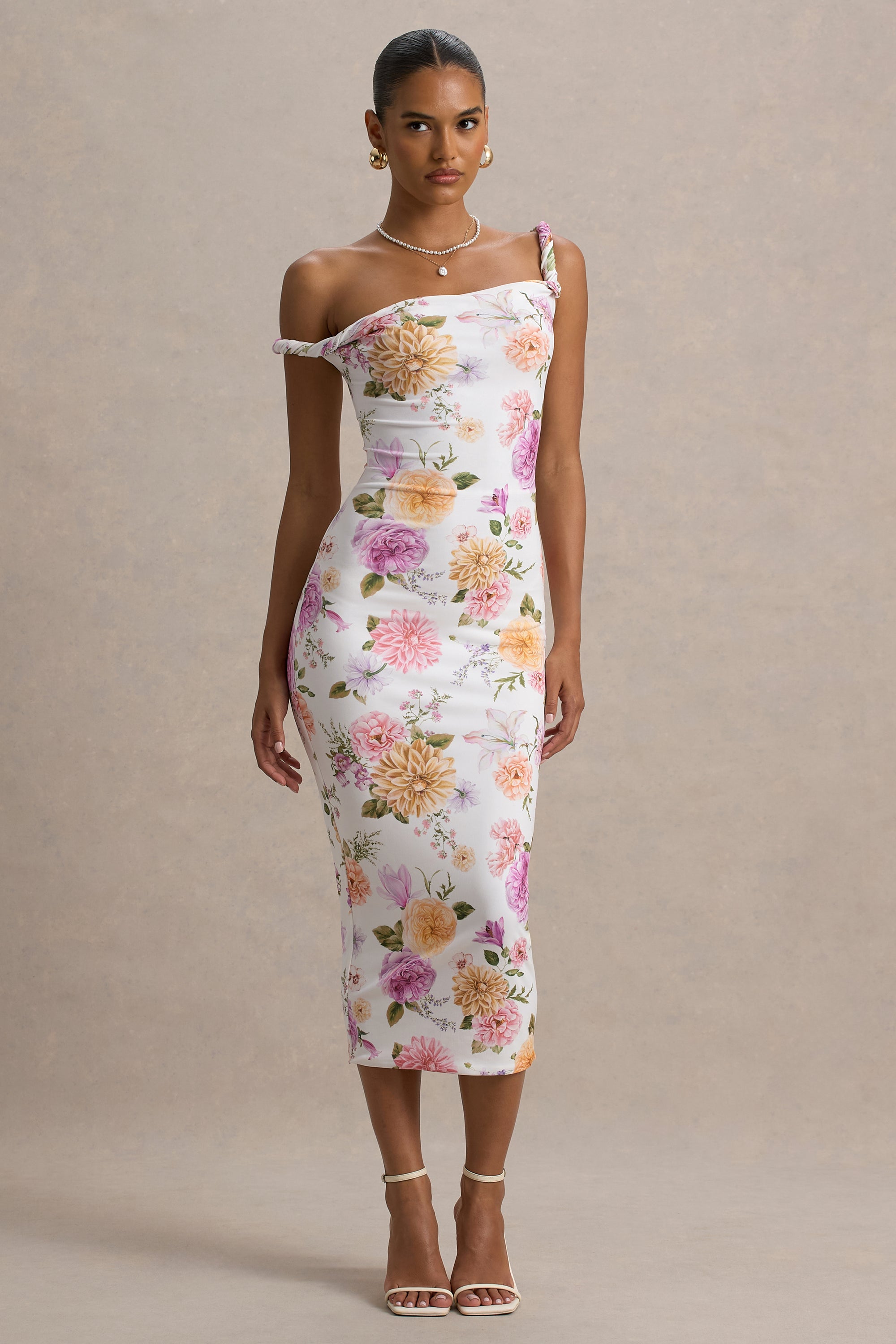 savannah morrow andria floral-print silk and bamboo-blend crepon midi dress Savannah Morrow | The Andria Dress, crafted from our signature peace silk and bamboo fabric | now available @netaporter