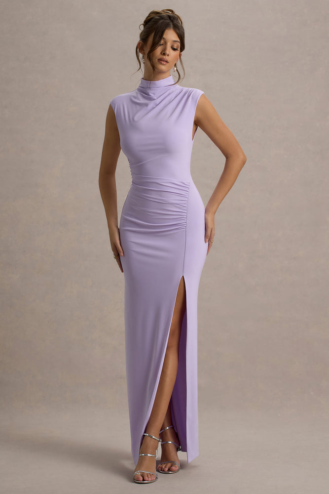 CHICLINE[チックライン] Lavender Flat Collar Dress LilacCorsetCuteTieredSparklyHo