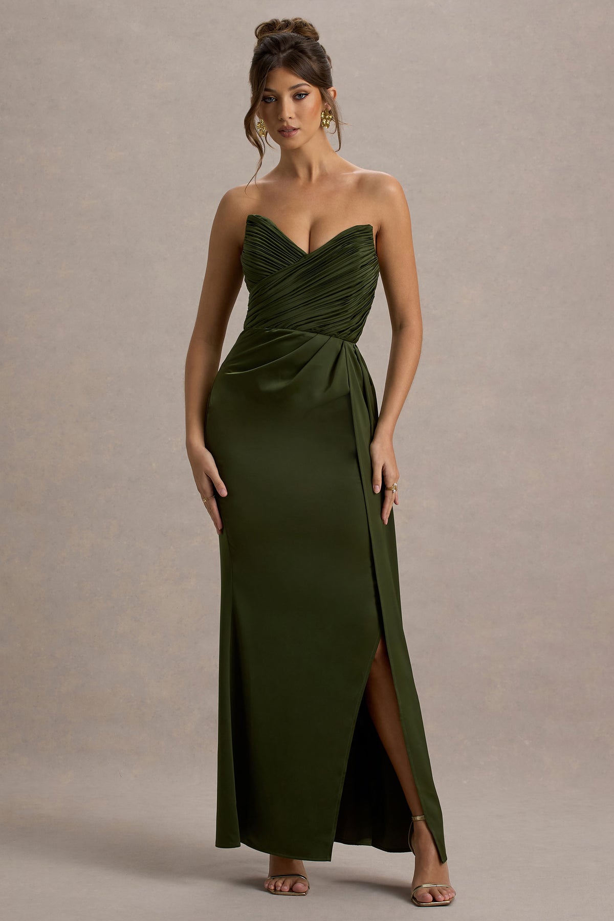 olive green tube dress PISTOLA Mavo Top in Rich EB41422 Silquee Women's Olive Green Summer