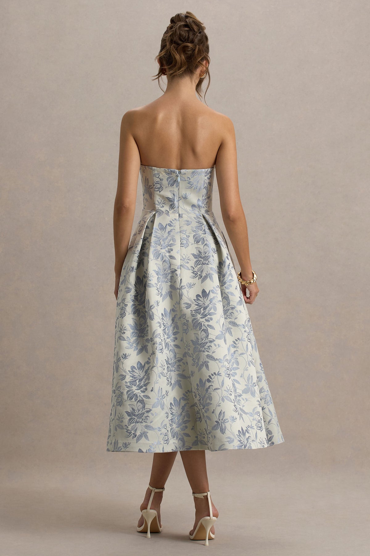 ワンピースその他 Margaux Lonnberg Light blue cotton long Vic dress PRODUCT-MAY212024-HONEYMOON-34