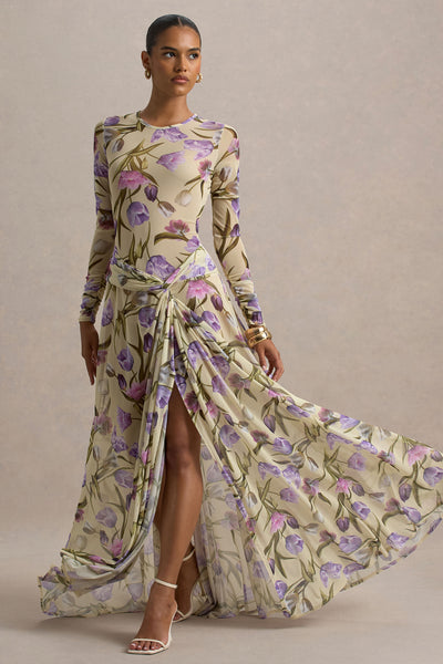 ワンピース Crayme, 3way Sleeve Flower Dress 23 Crayme,