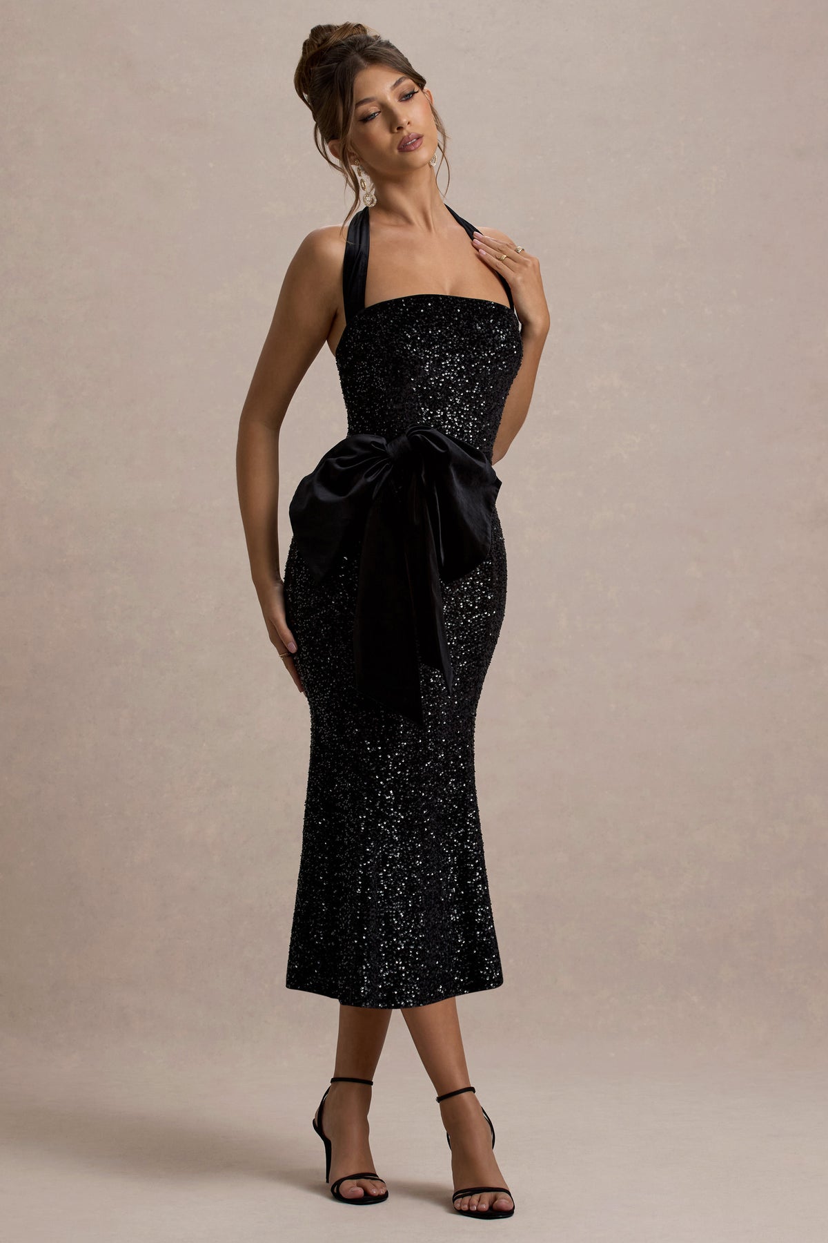 Black Velvet Sequin Black Sequin Halter Neck Dress ASOS Design Halter Plunge Neck Maxi Dress In Black Velvet Sequin Black Sequin Halter Neck Dress ASOS Design Halter Plunge Neck Maxi Dress In