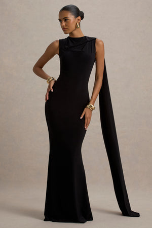 ms black dress US 10 / Height:5'5 Fairy Figurines Midi dress with a The Aquellamara