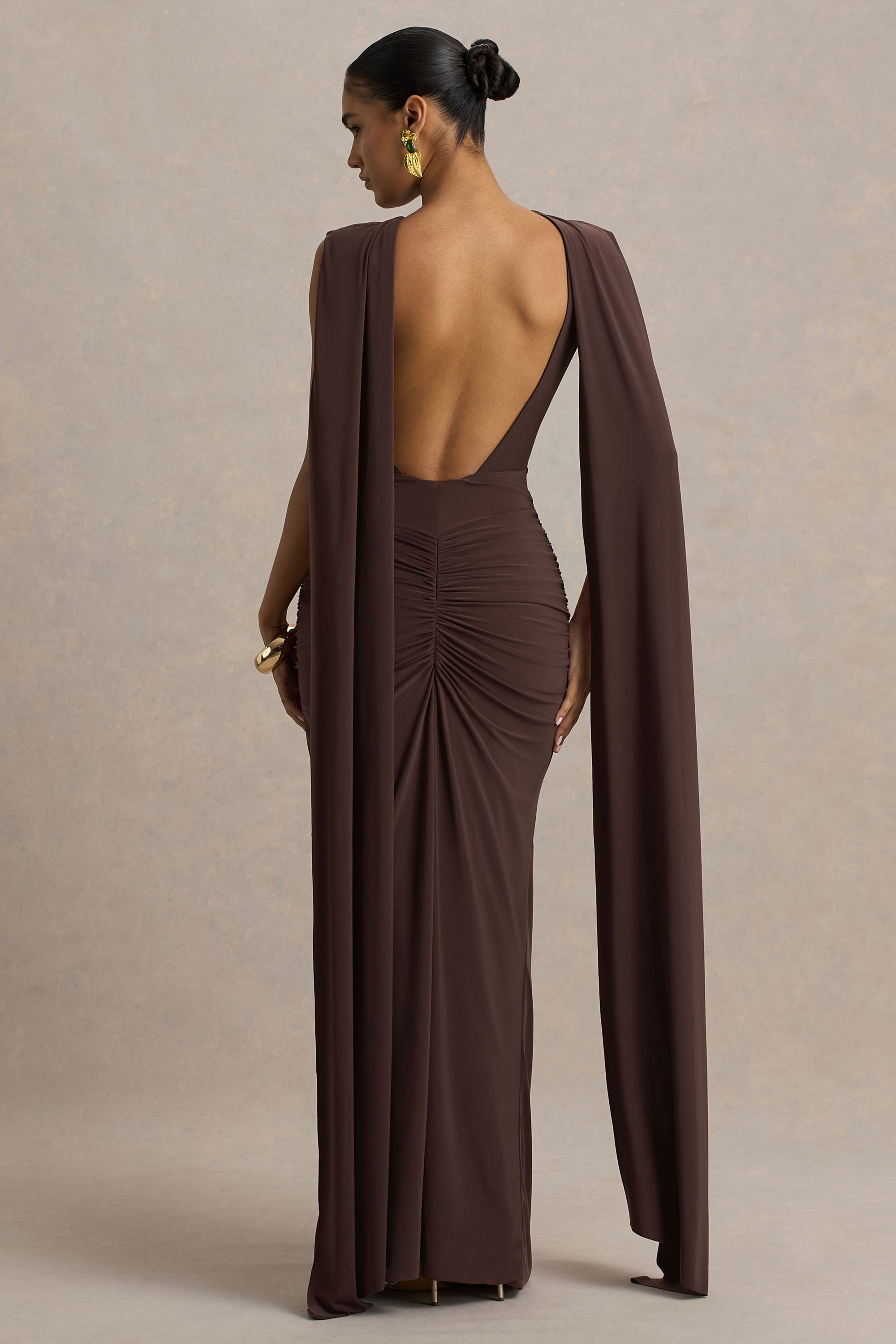 open back cap sleeve dress A-line Black Cap Sleeves Open Back Sparkly Modest Prom Dresses, PD2271 SposaBridal