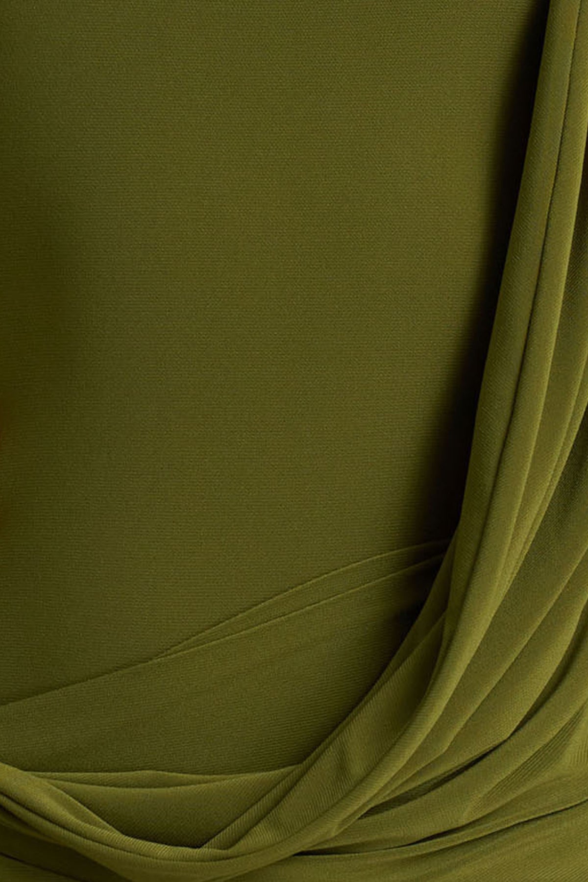 Melissa | Olive Long-Sleeve Wrap Maxi Dress With Draped Detailing - UK 6 MOSS GREEN Melissa | Olive Long-Sleeve Wrap Maxi Dress With Draped Detailing - UK 6 MOSS GREEN