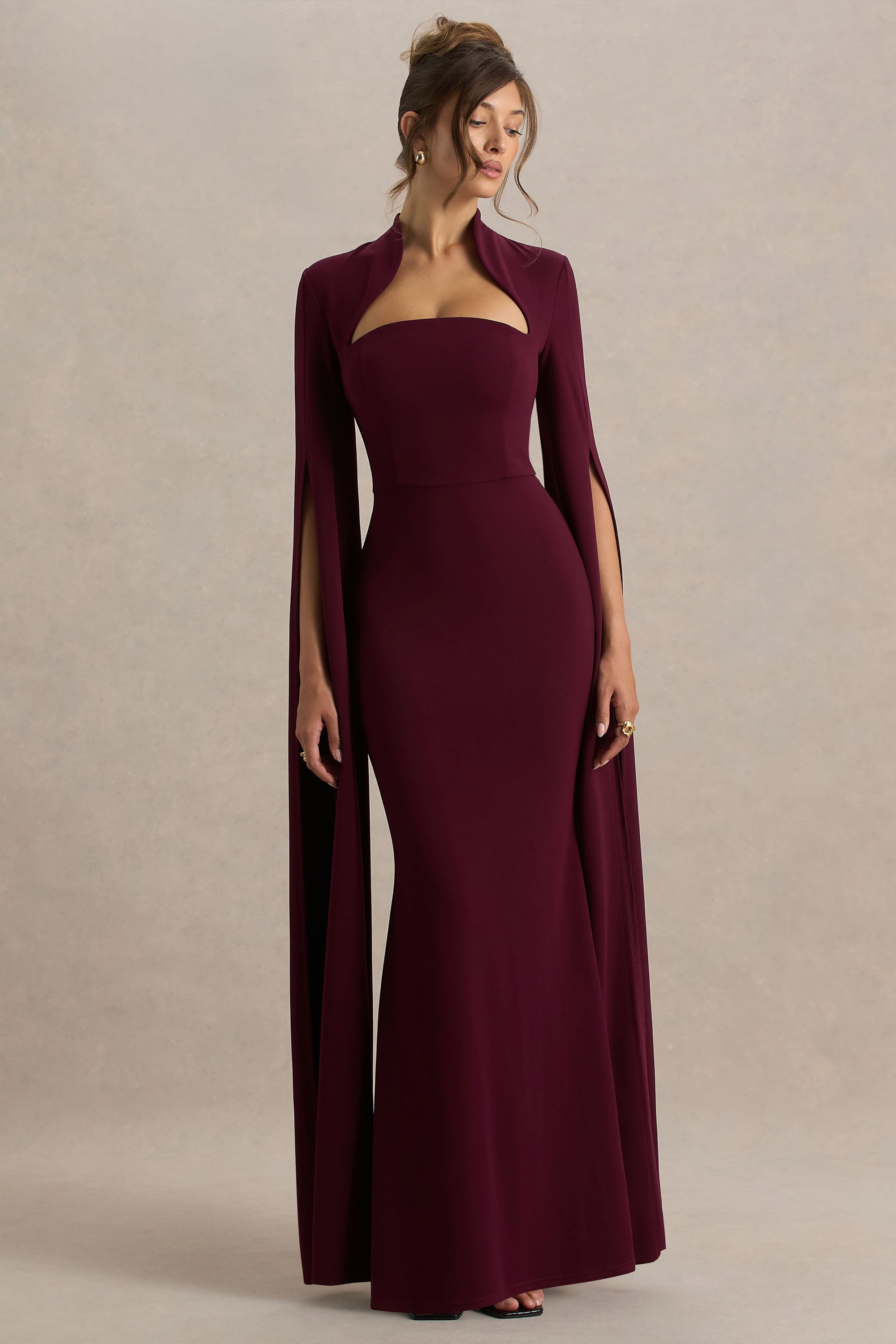 burgundy cover up for dress Berry Longer Days Cover Up Dress
