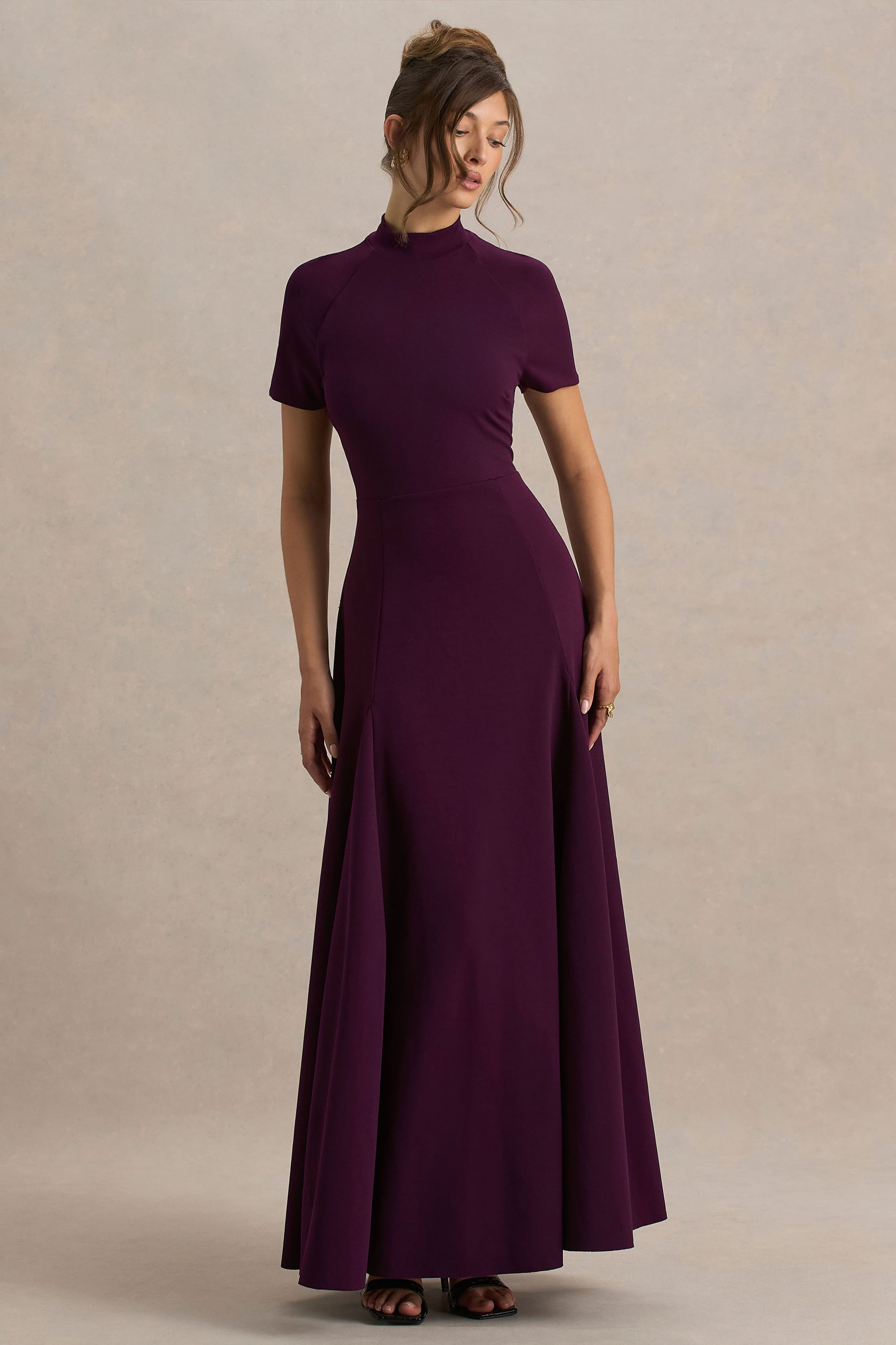 glam tapestry burgundy laces short sleeve maxi dress Farm Rio Glam Tapestry Laces Short-Sleeve Maxi Dress