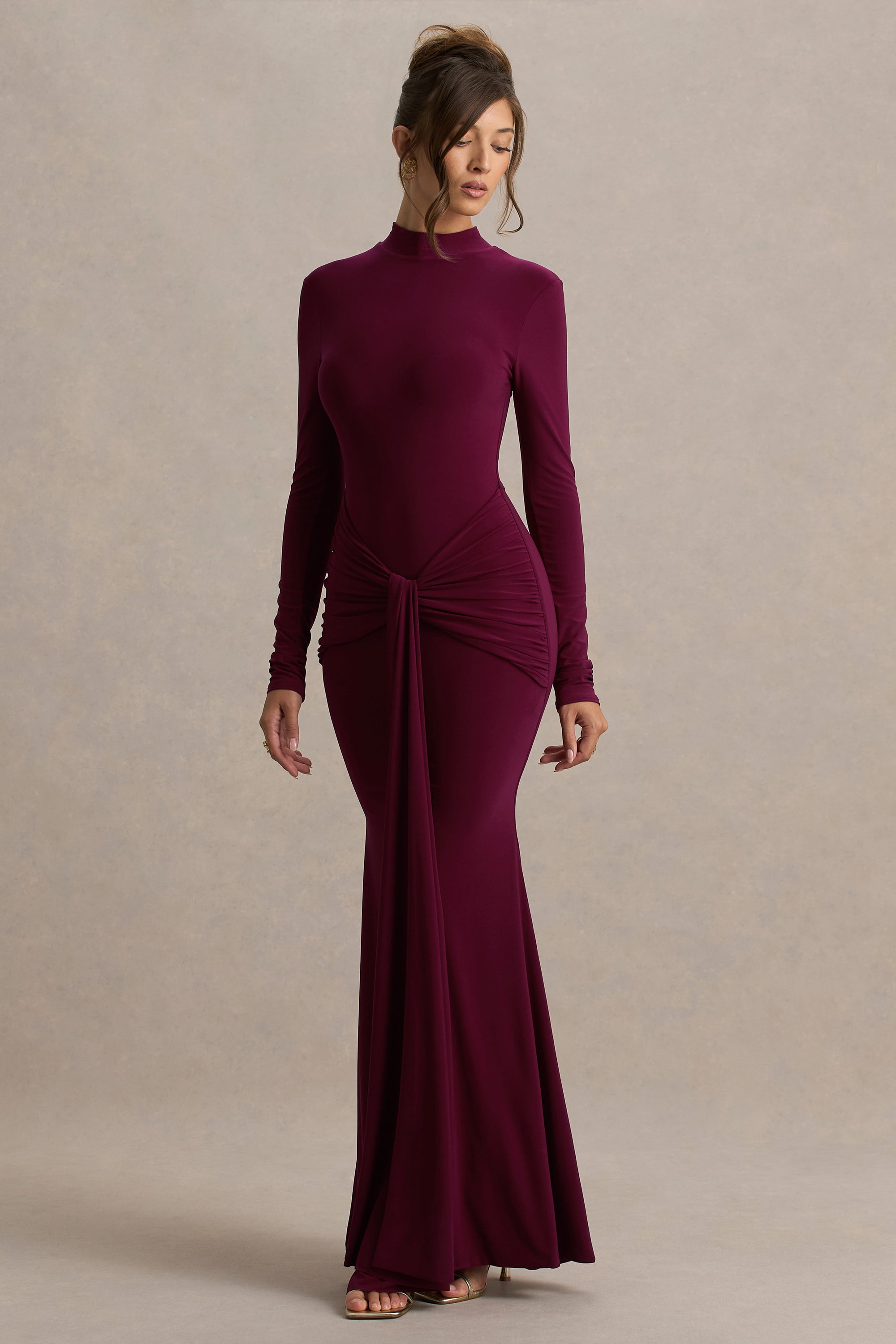 long dress with knot at bottom maxi dress with knot at bottom 2026 Cheap Sale