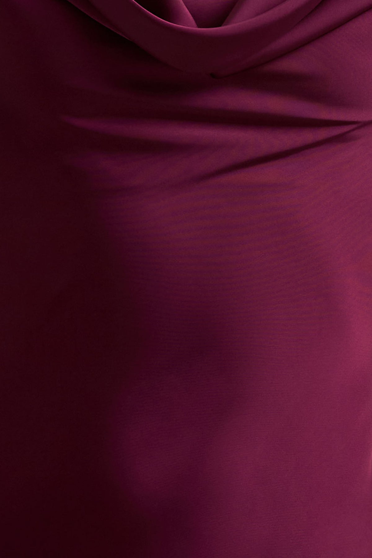 Alesso Burgundy Satin Cowl-Neck Slip-Maxi Dress Club L London - USA Alesso Burgundy Satin Cowl-Neck Slip-Maxi Dress Club L London - USA