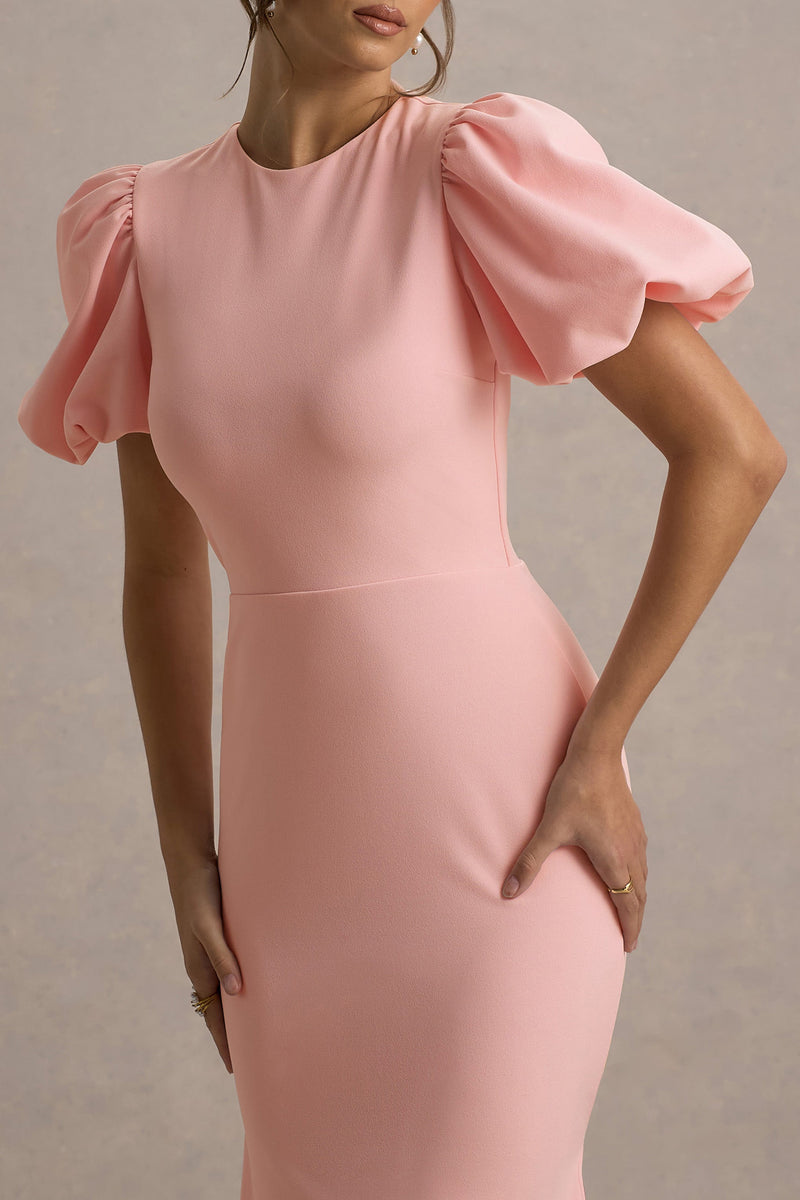 LONG BUTTON FRONT DRESS LETTERS FROM THE PINK ROOM