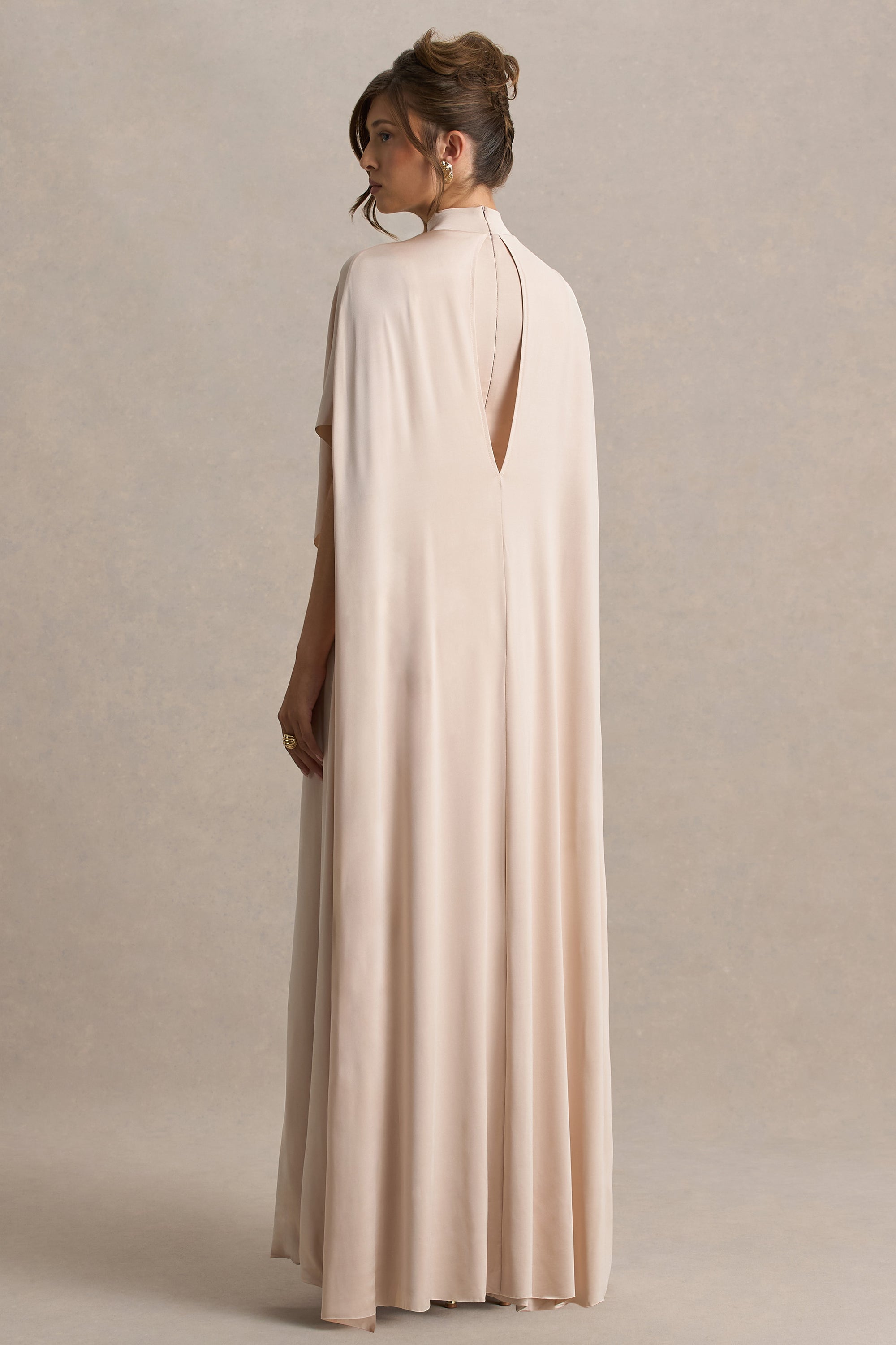kaycee drop waist maxi dress champagne Kaycee Drop Waist Maxi Dress Champagne