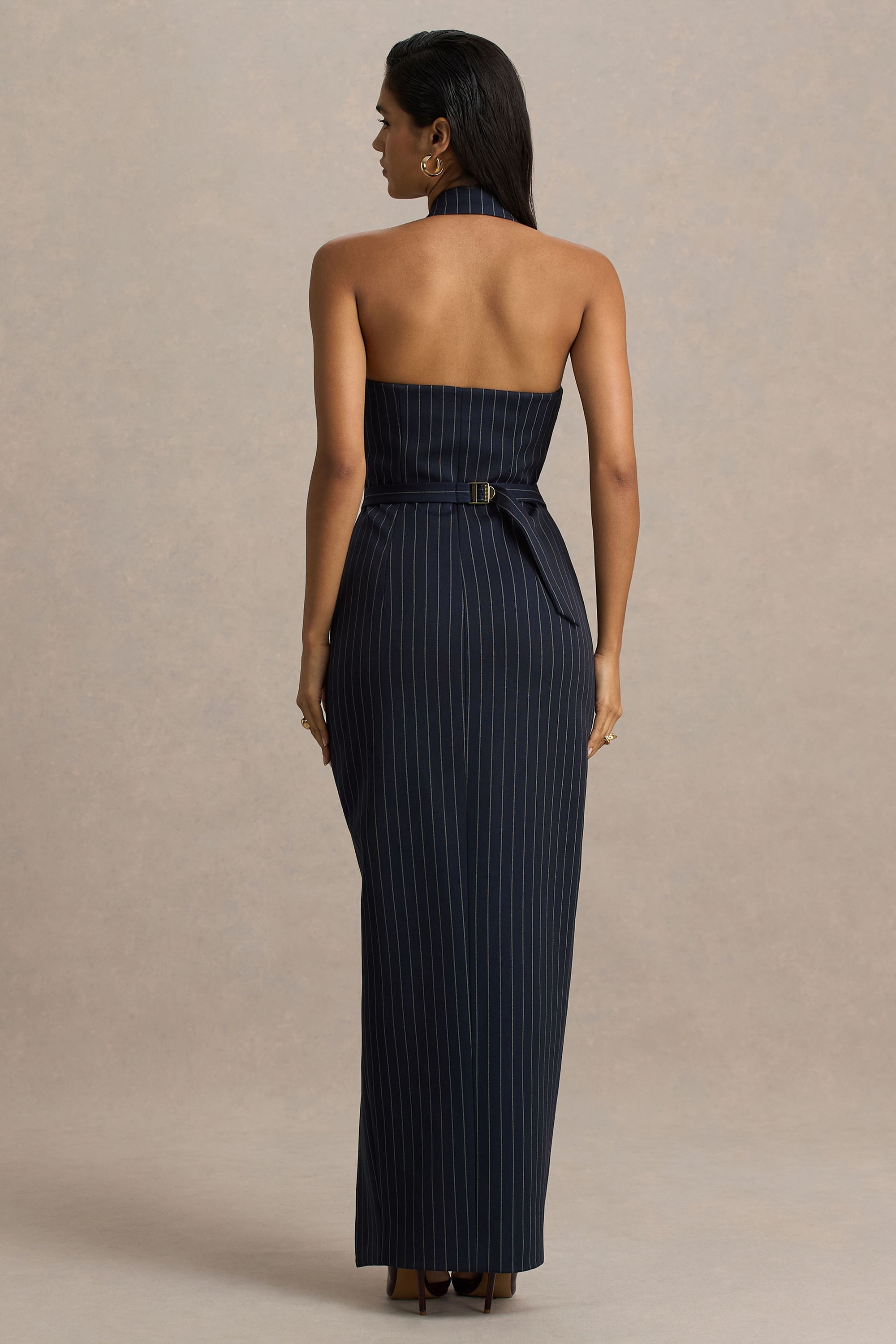 pinstripe prom dress Amarra 89109