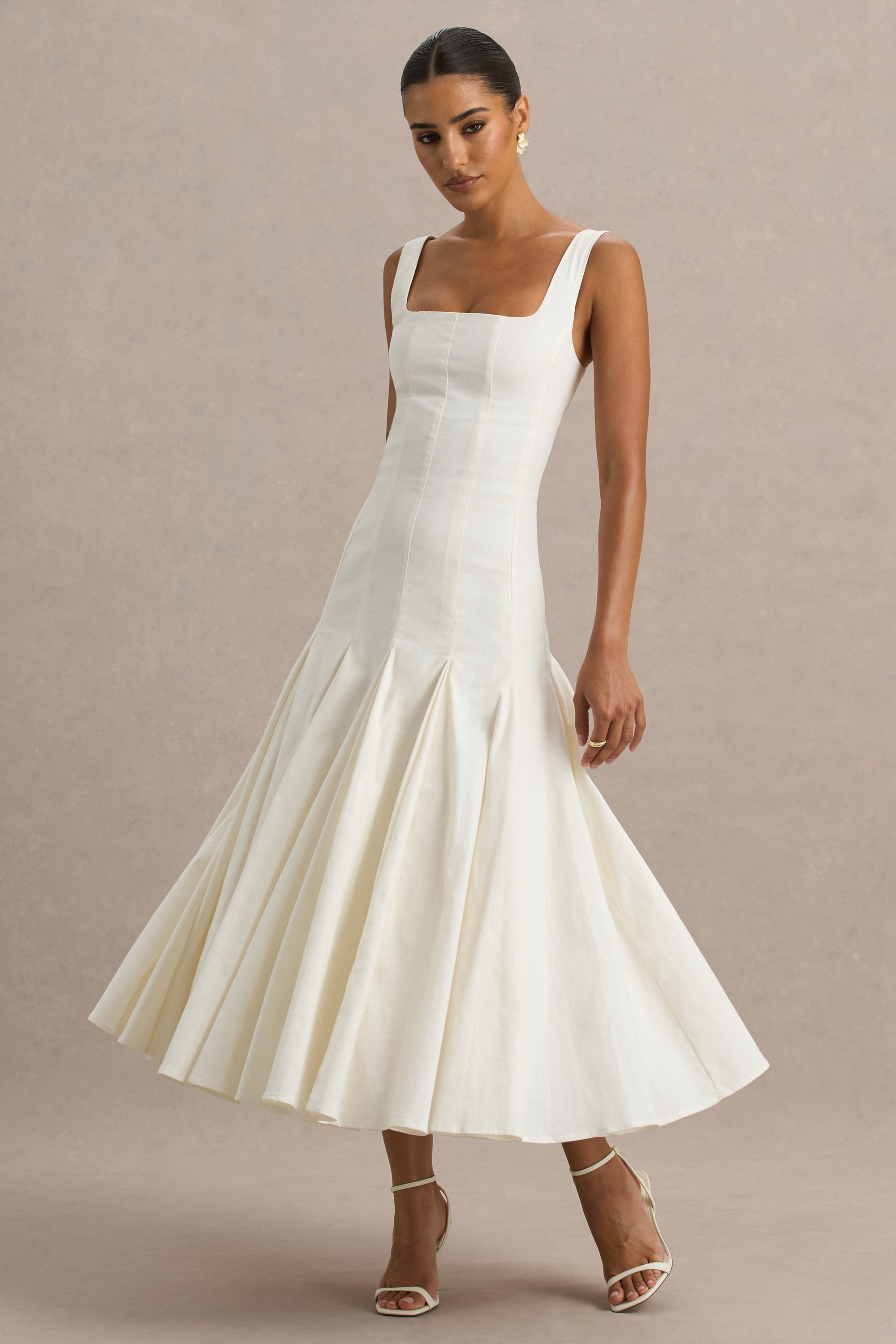 wayf magnolia sleeveless midi dress jeanwang on LTK