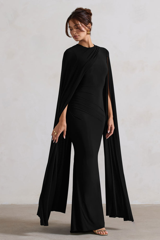 chinese dress ladies High Couture NR2260 Long Sleeve Formal Cape Dress main image 0
