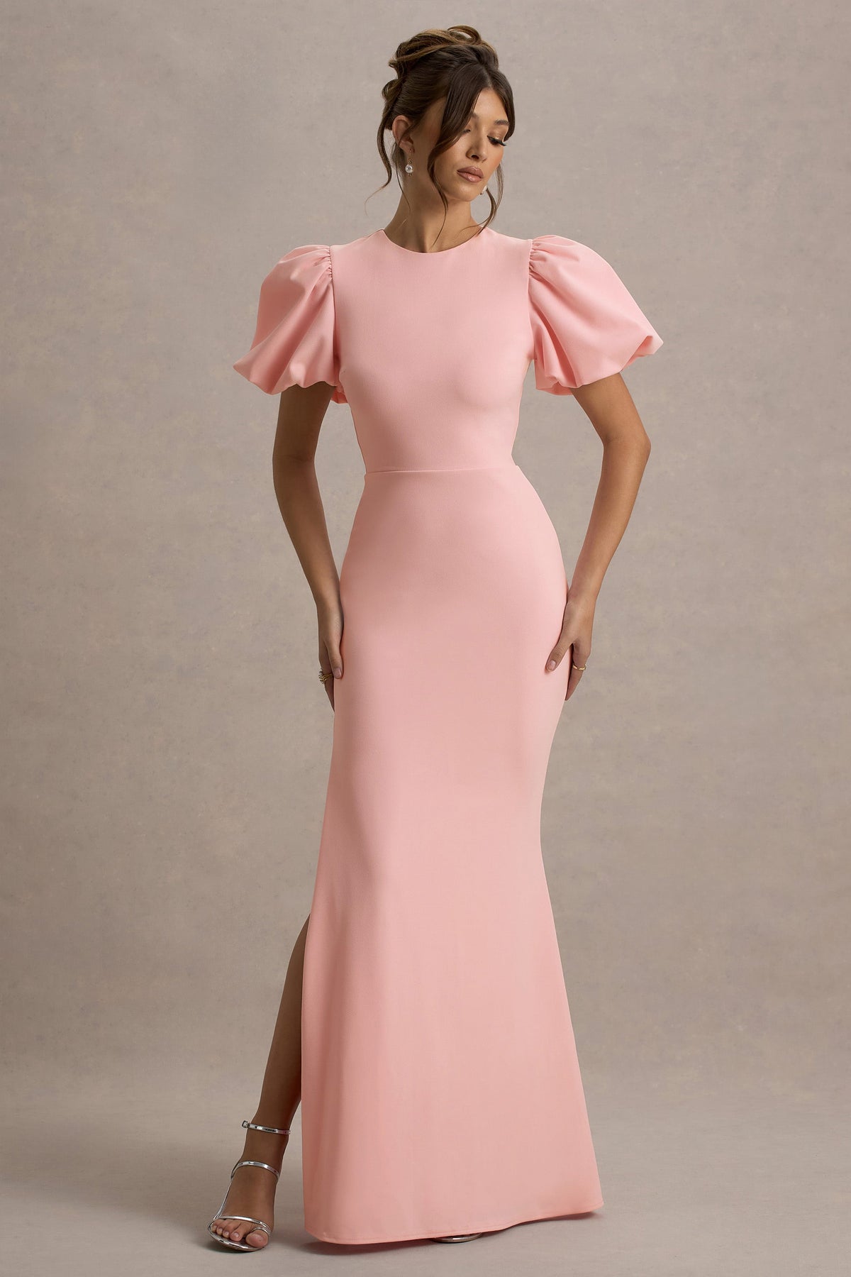 fitted lace wedding dress Zapaka Women Hot Pink Prom Dress with Ruffles A-Line Puff Sleeves fitted lace wedding dress Zapaka Women Hot Pink Prom Dress with Ruffles A-Line Puff Sleeves