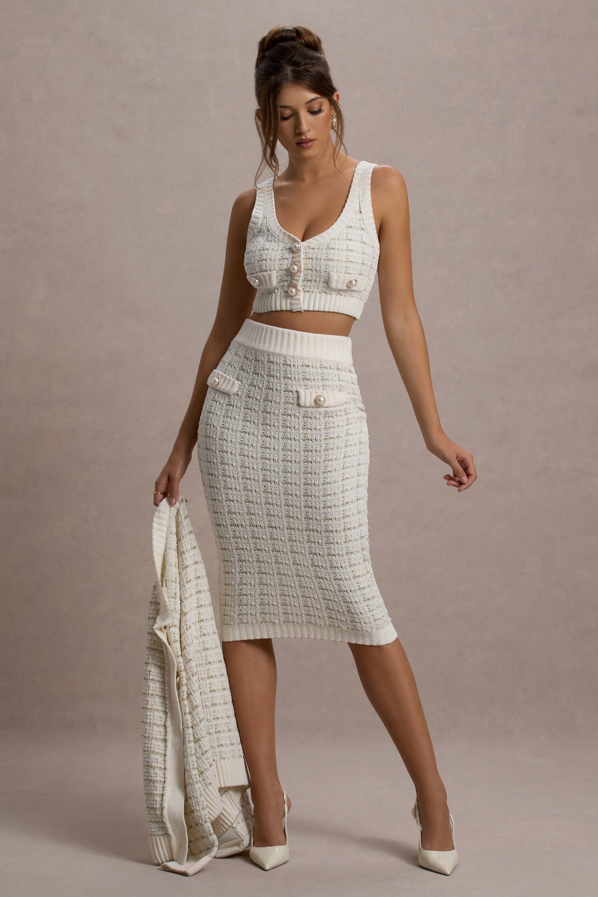 Midi Skirt Outfit Bodycon Skirt Cream Buy Cream Lace Tiered Maxi
