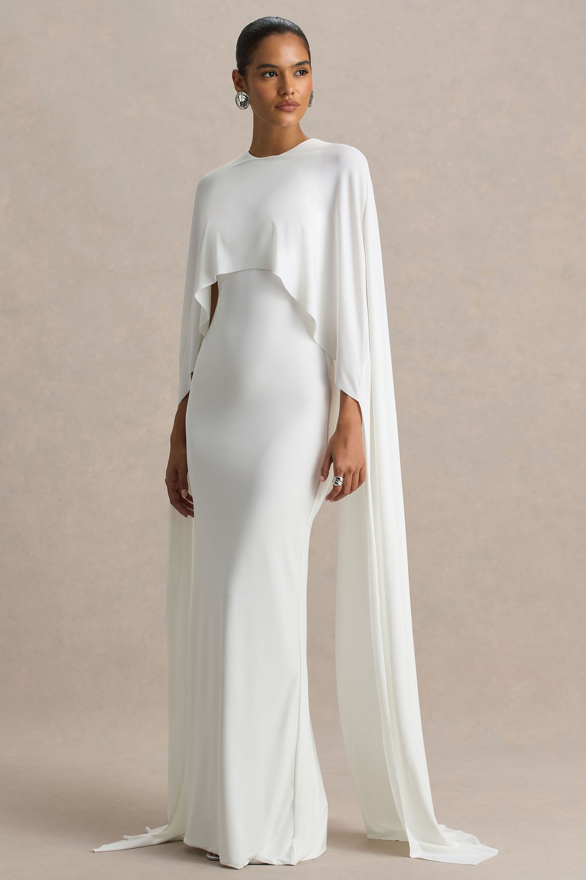 the white dress cdm OFF-WHITE MINIMALISTIC DRAPED CORSET GOWN | CULT MIA light weight 100% cotton dress with button down front bodice Padma | White Draped Maxi
